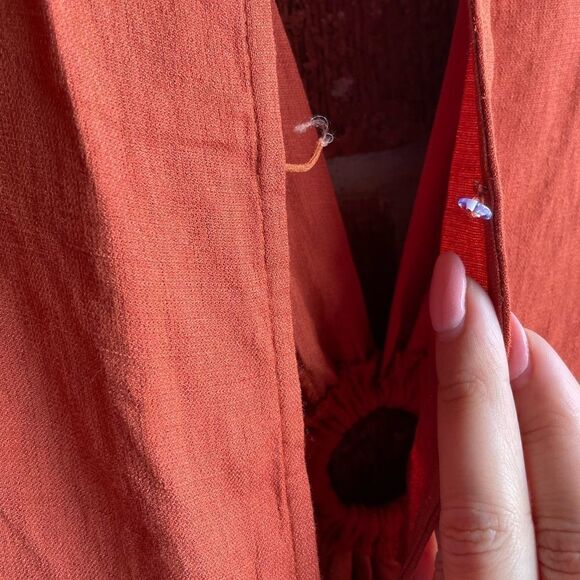 e.ssue Orange Dress Medium  - Picture 6 of 9